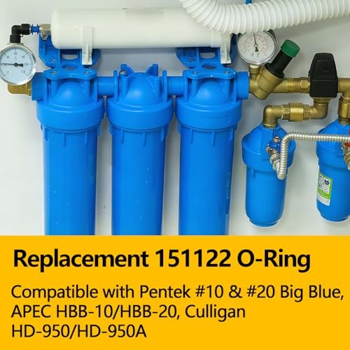 5-Pack Big Blue Water Filter Housing O Ring - Replacement Penteks 151122 O-Ring