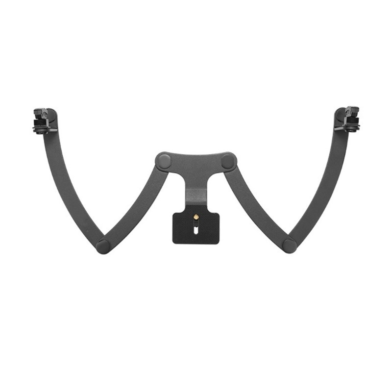 Adjustable Double Head Flash Bracket for MF12-DK1 Flash Light Insect DSLR Camera