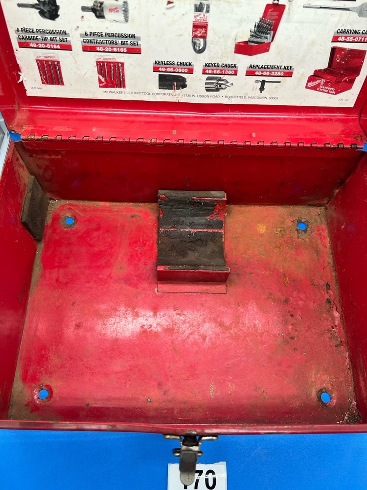 MILWAUKEE TOOLS 5392-1 3/8"HAMMER DRILL W/CASE CORDED