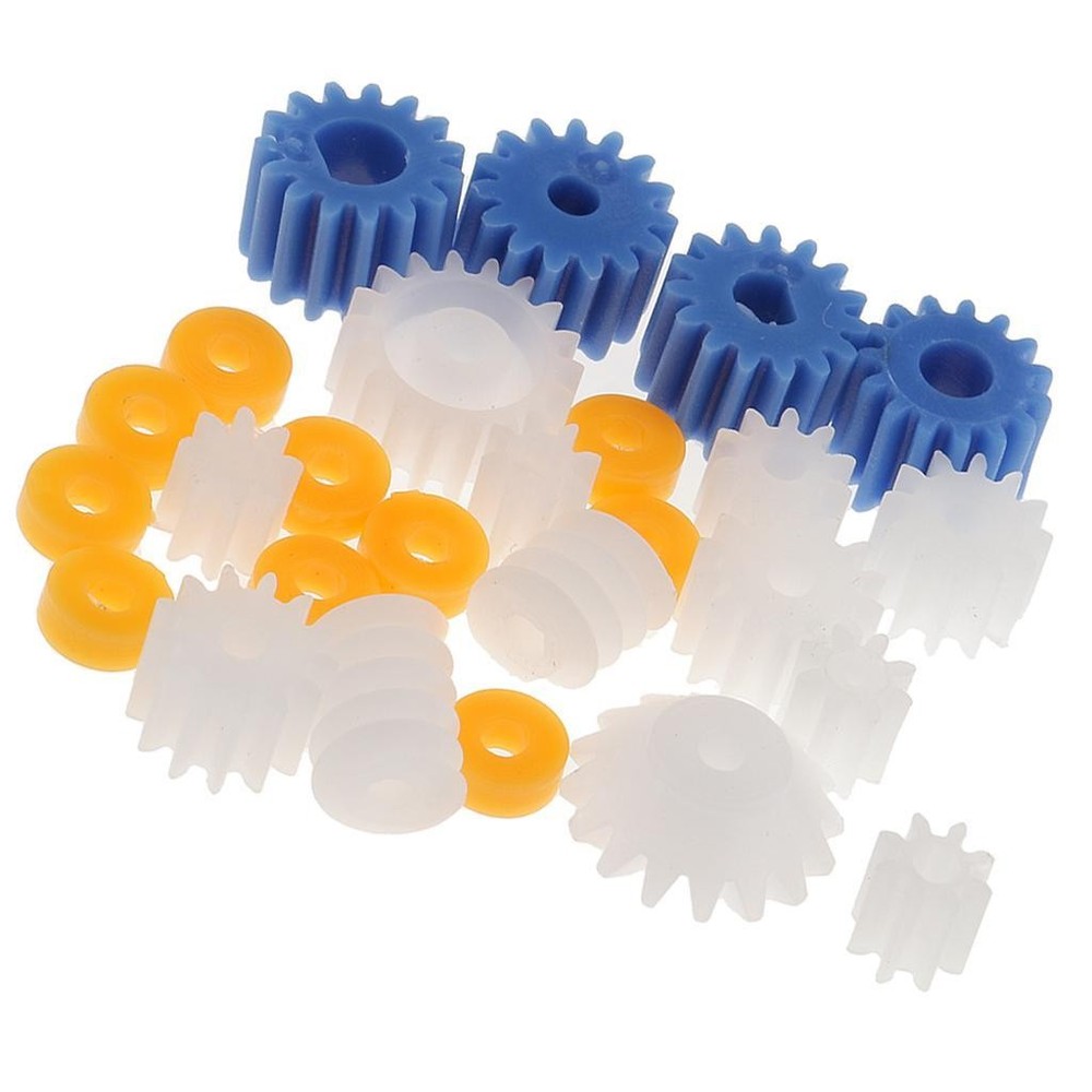 26pcs Worm Gear Colorful Mixed DIY Accessory RC Model
