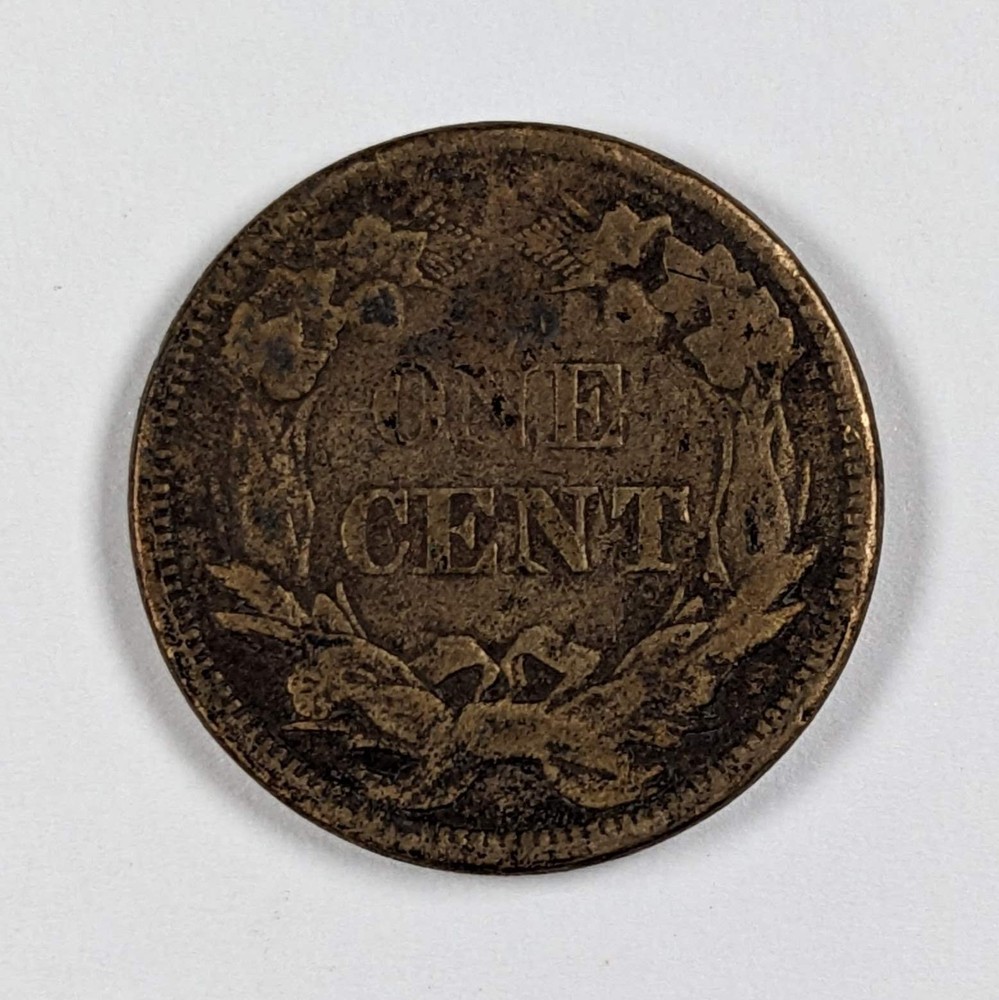 1858 Large Letters Flying Eagle One Cent