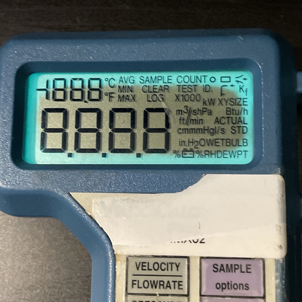 TSI VelociCALC Plus 8386A Multi-Parameter Temperature Velocity Meter