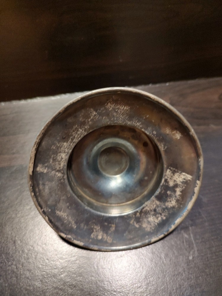 Antique Silver Crackers Biscuit Jar with Handle by Empire MFG