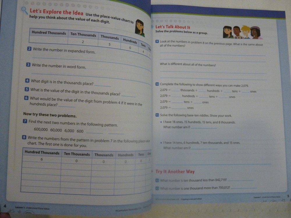 Ready Common Core 4 Mathematics Instruction and Workbook - New