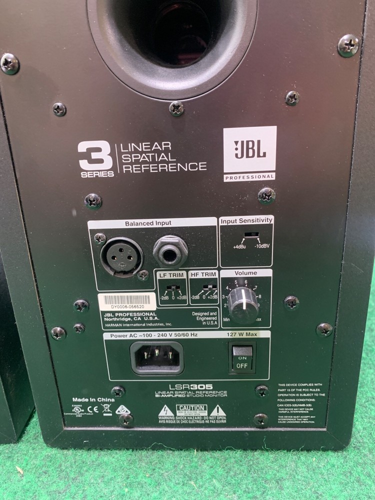 JBL Speakers Linear Spatial Reference 3 Series Pair