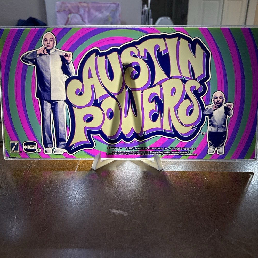 Austin Powers Slot Machine Belly Glass
