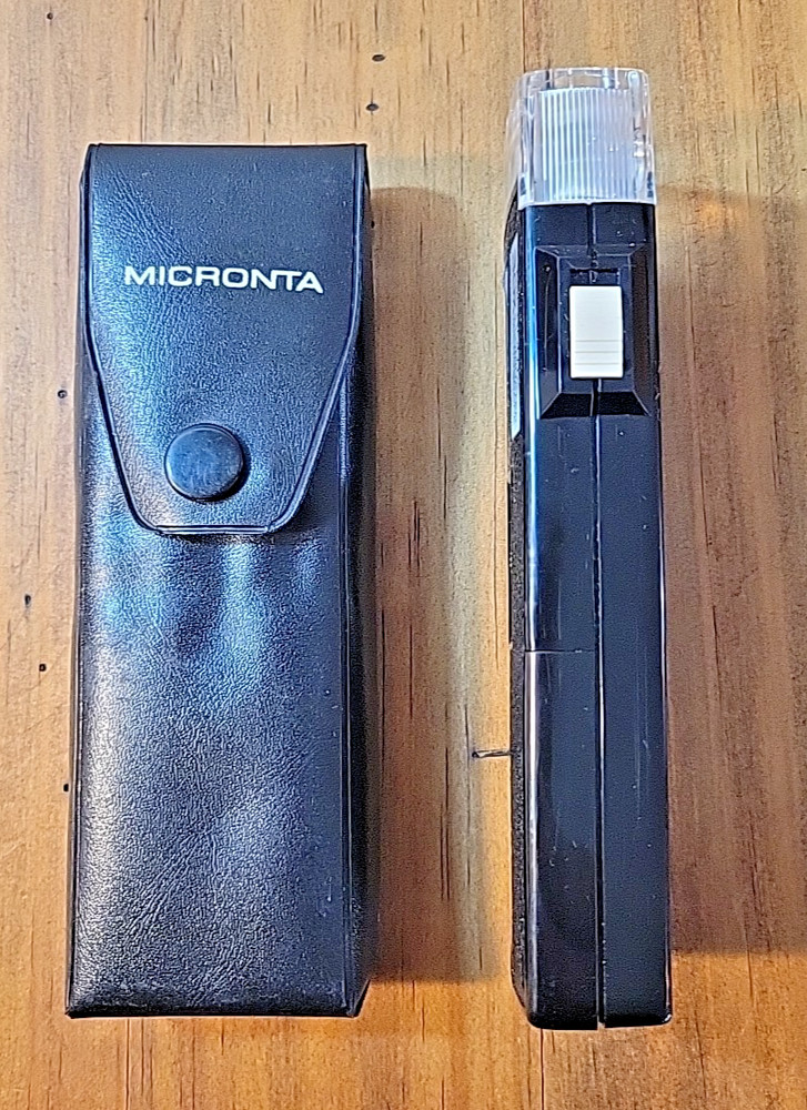 Vintage Micronta Lighted 30X Microscope w/Case