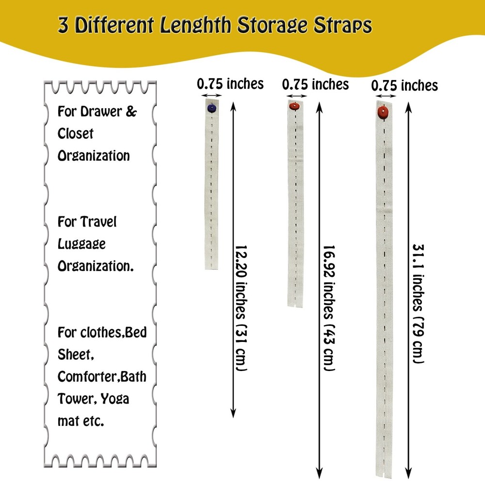 ,100Pcs Elastic Band with Button & Buttonholes, Stretchable, Adjustable Roll-...