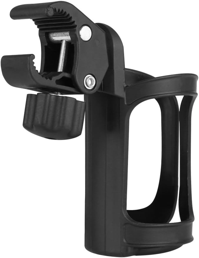 Versatile Cup Holders for Bikes, Strollers & Walkers - 360° Rotation, 2 Pack
