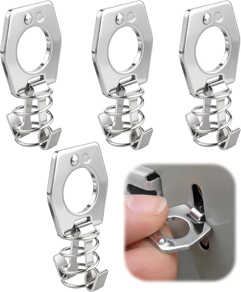 4 Pieces RV Water Heater Cam Lock, Metal Water Heater Door Latch Twist Cam Lock