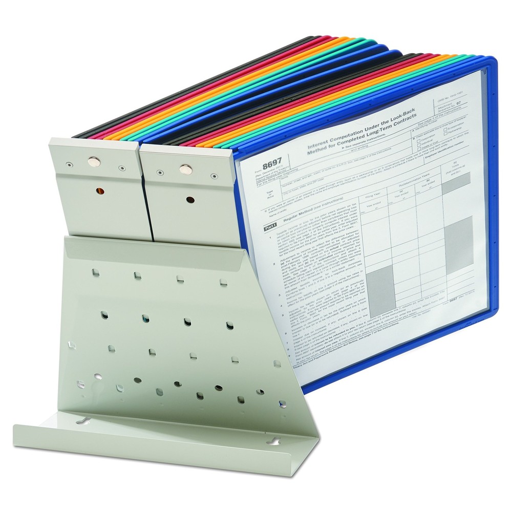 Durable VARIO 40 Pocket Desktop Reference System - Letter Size 20 Double-Side...