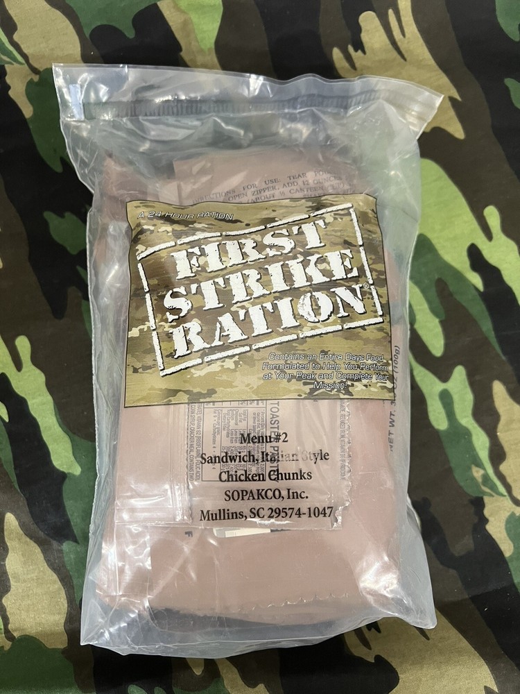 First Strike 24 hour Ration New In Sealed Packages (random)
