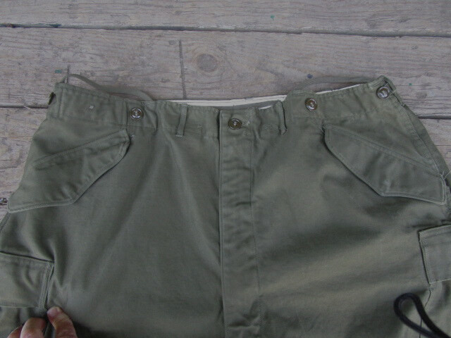 Korean War M-1951 Trousers Field Shell Cargo  X-LARGE REGULAR