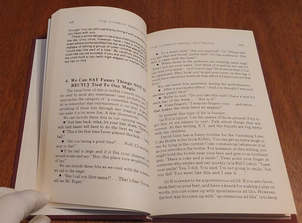 David Ginn Presents: The Comedy Magic Textbook; Roper, David - Comedy Magic Book