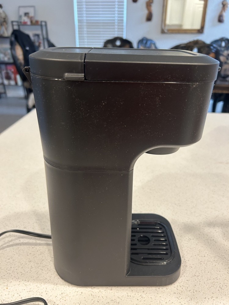 Mainstays Black Matte Single Serve Coffee Maker