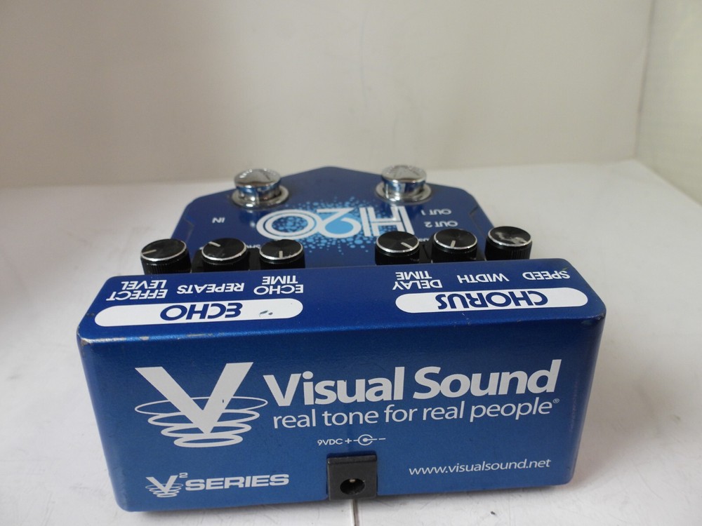 Visual Sound H2O Chorus Delay Effects Pedal Version 2 V2 Truetone