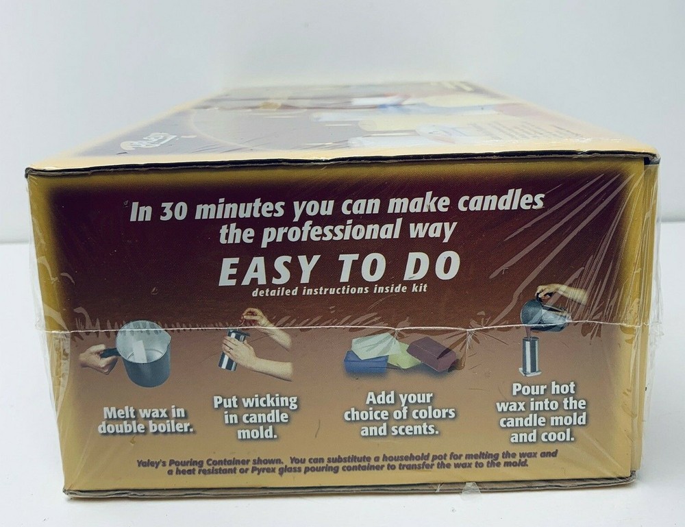 Yaley Candlemaking Made Easy Candle Making Kit New 3 Colors Vanilla Sent