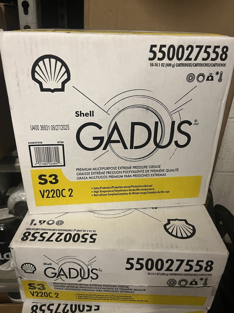 Shell Gadus S3 V220c  2 High Performance Multipurpose Grease 10x14oz