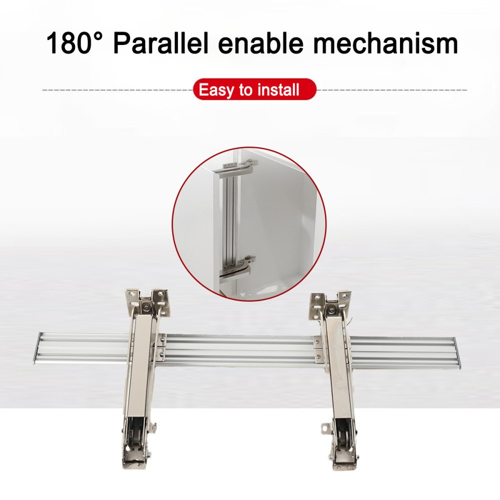 Folding Door Hinges Lateral Opening Door Hinge Buffer Dampers for Wardrobe