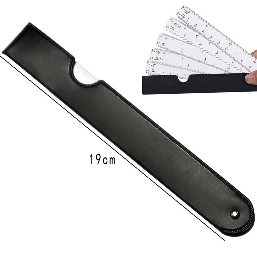 Scale Ruler Shape Multifunctional Parts Replacement Ruler Scale Shape Tools