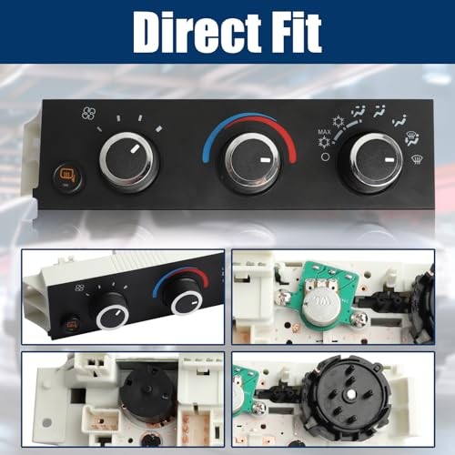 Front HVAC Climate Control Module Compatible with 2008-2014 Express 599-294