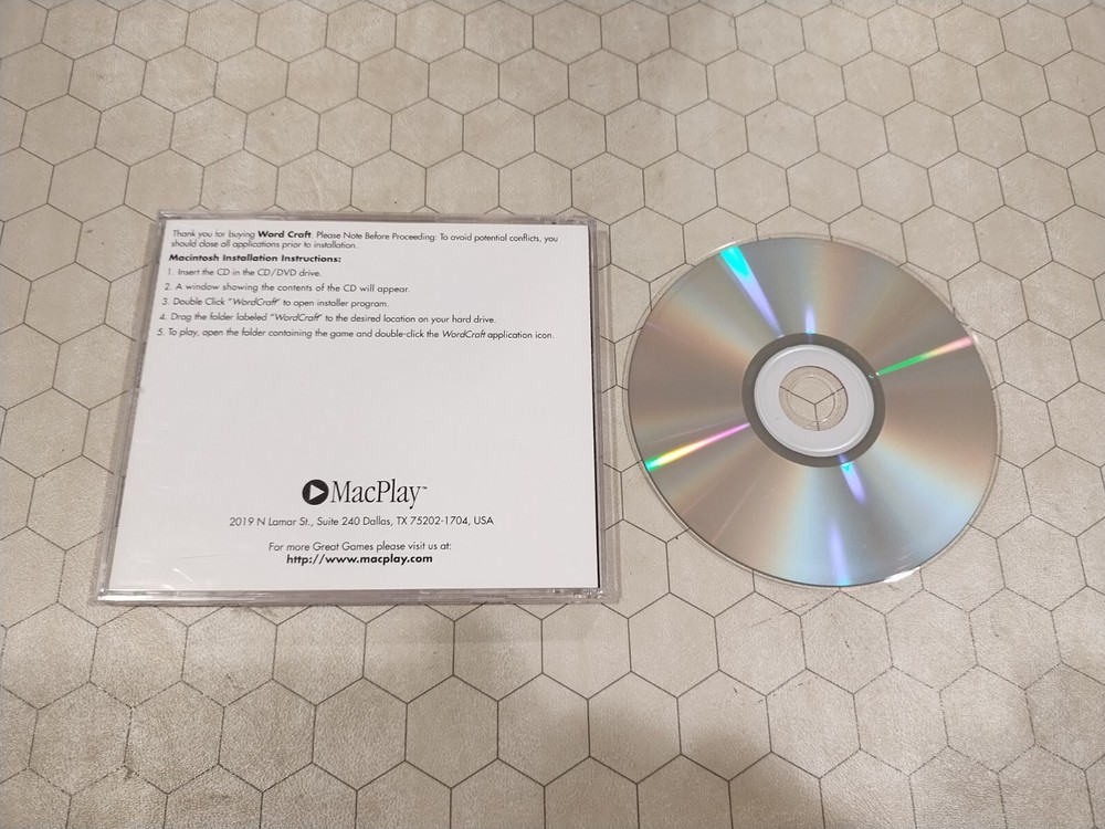 Word Craft, Jamdat, Merriam-Webster Mac CD-ROM, 2004