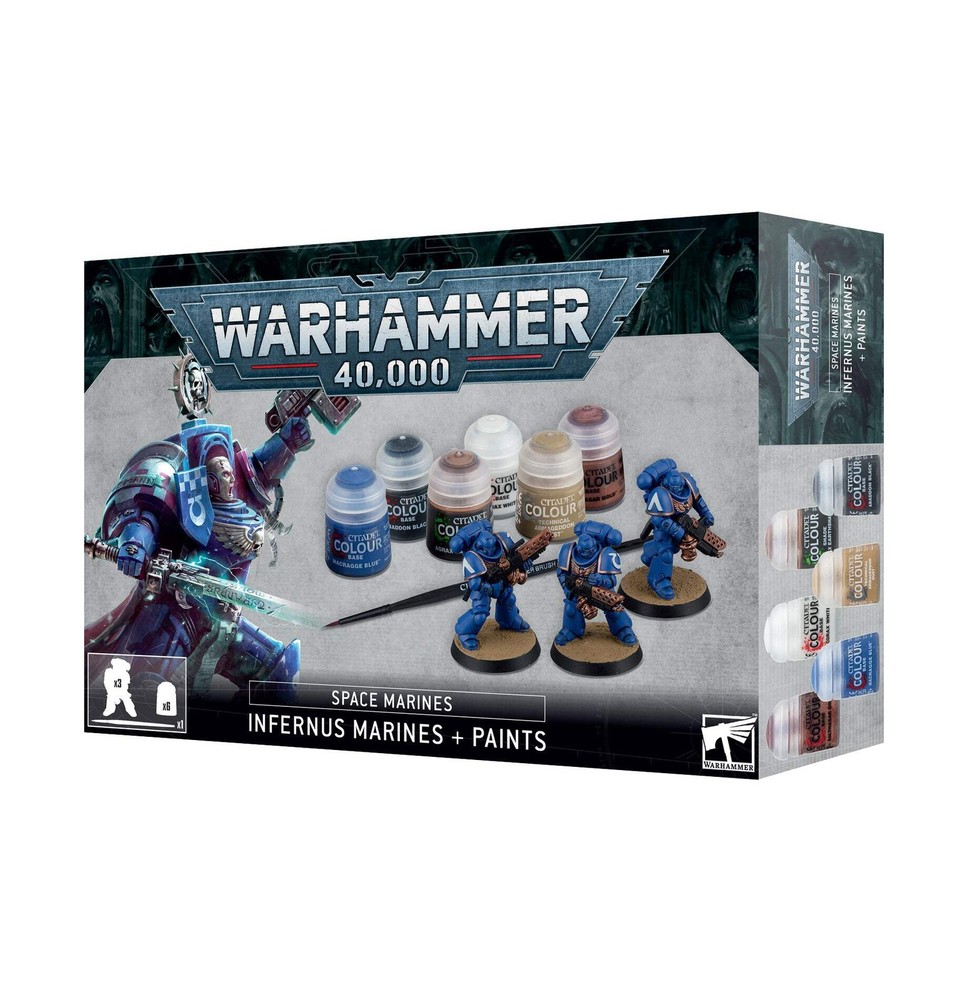 Infernus Marines+Paint Set Warhammer 40k