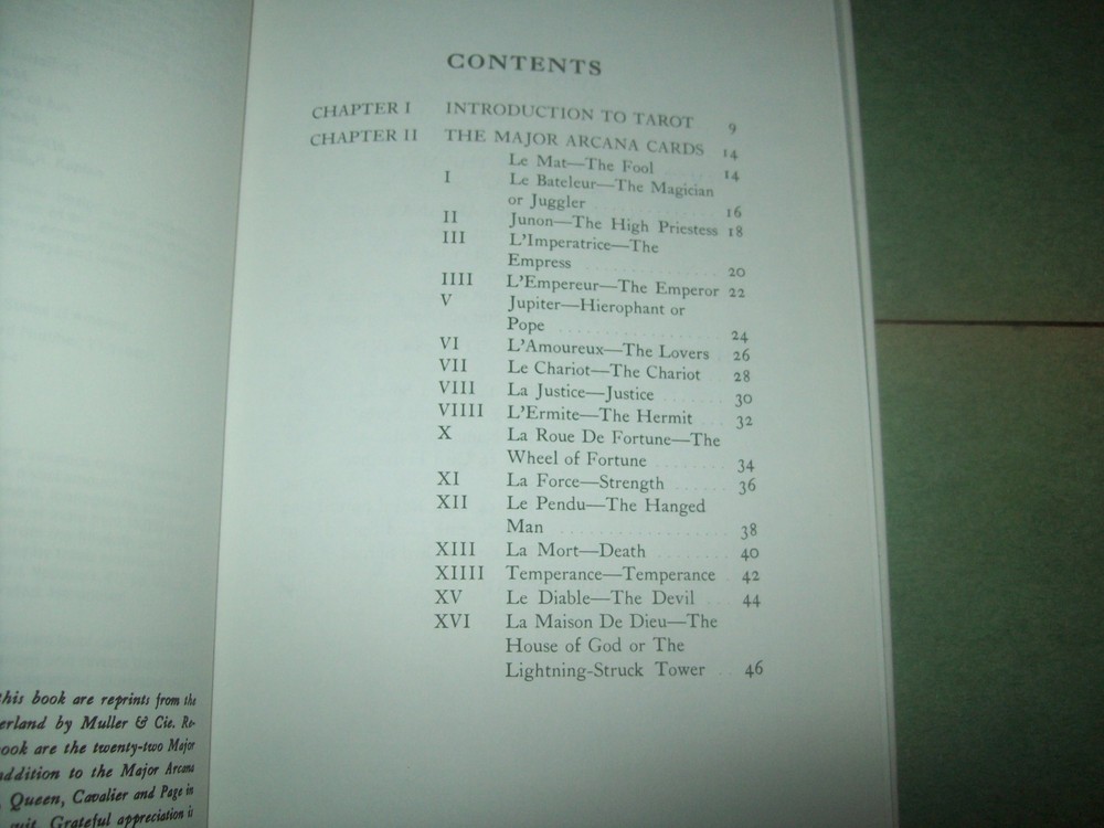 TAROT CARDS FOR FUN AND FORTUNE TELLING HC BOOK