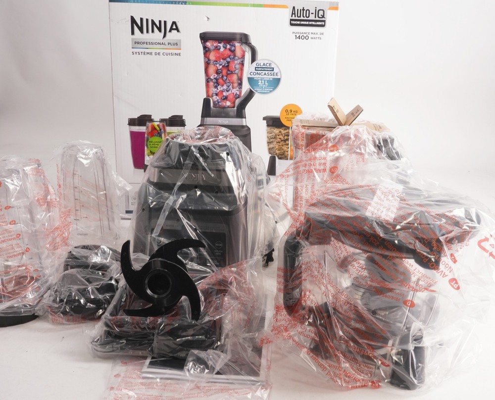 Ninja Professional Plus Kitchen System with Auto IQ 1400 Wp 5 Smoothies Function