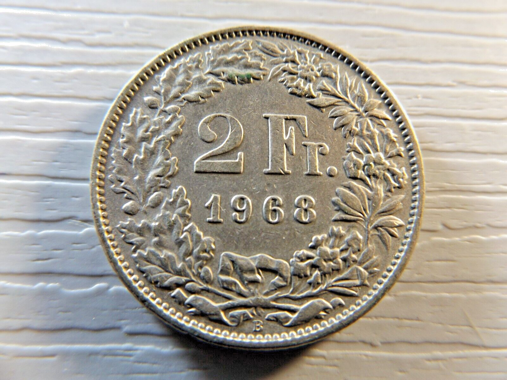 Switzerland 1968B 2 Francs