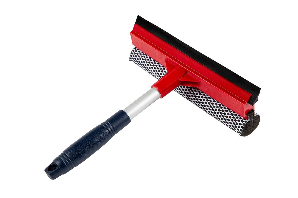 DSV Standard Window Squeegee for Handheld Squeegee, Black, Red