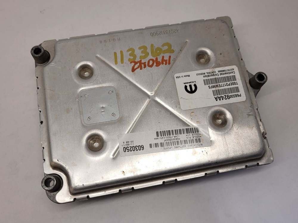 18-19 DODGE DURANGO Engine ECM Electronic Control Module 3.6L 68330924AA