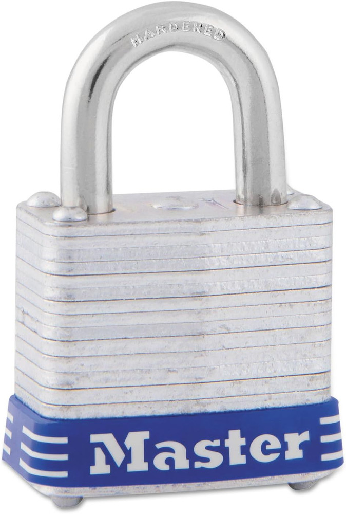 7D Outdoor Padlock with Key, 1 Pack