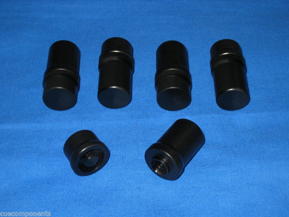 Uni-Locking Style Pool Cue Joint Protectors - 2 Piece Set -- (READ DESCRIPTION)