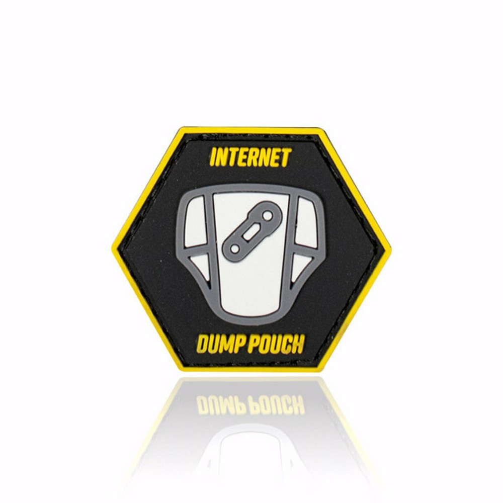 Valken Tactical Internet Dump Pouch Morale Rubber Hook Loop Laser Cut Patch NEW
