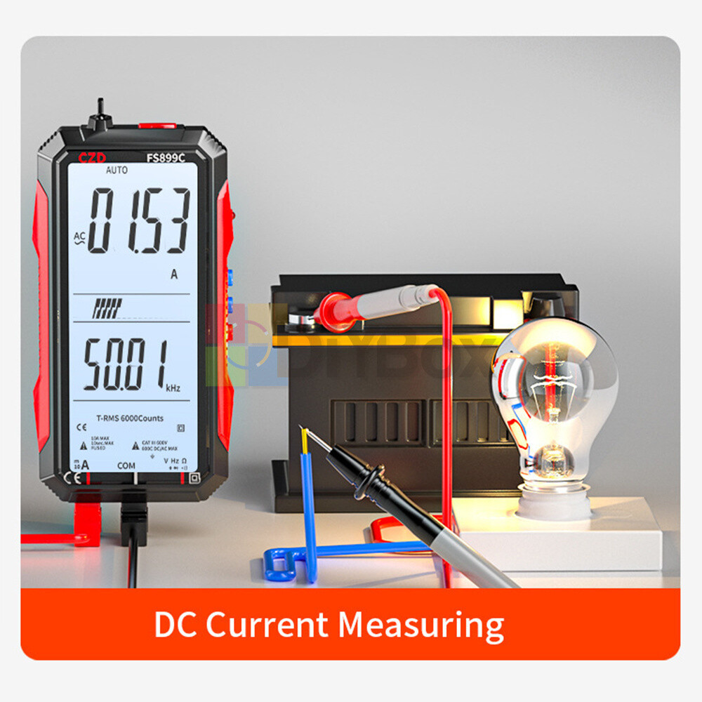 CZD-FS899C Digital Multimeter Auto AC/DC Voltage Current Frequency Meter New