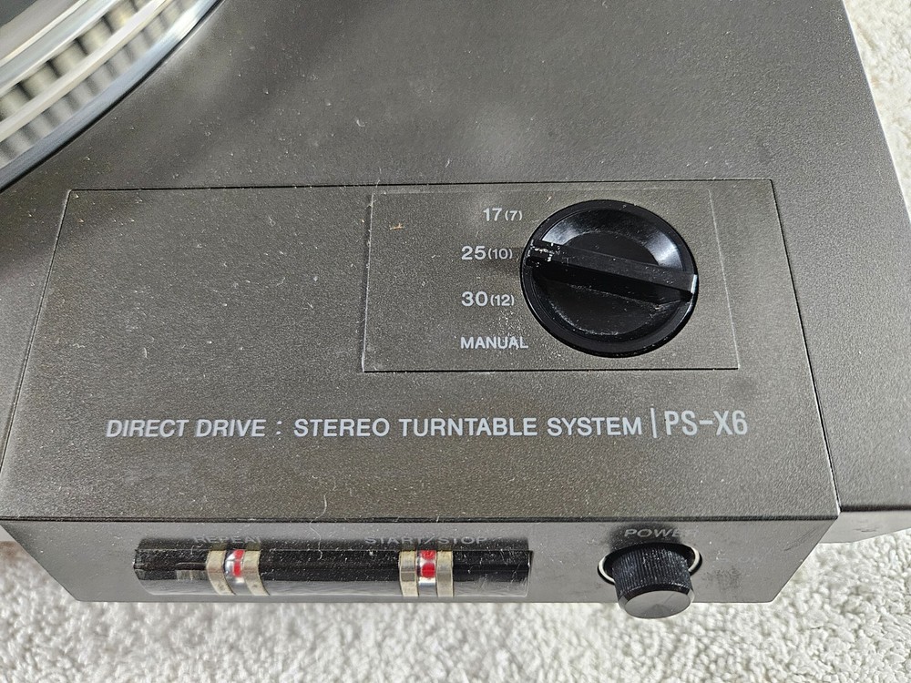 Sony PS- X6 Quartz Lock Turntable- recently serviced
