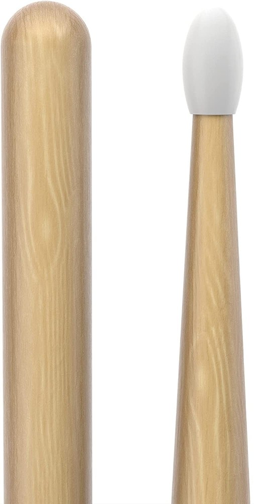 4 PACK ProMark Rebound 7A Hickory Drumsticks, Oval Nylon Tip