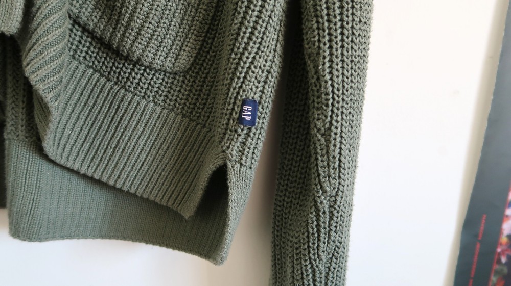 GAP Green Cardigan - Size XL