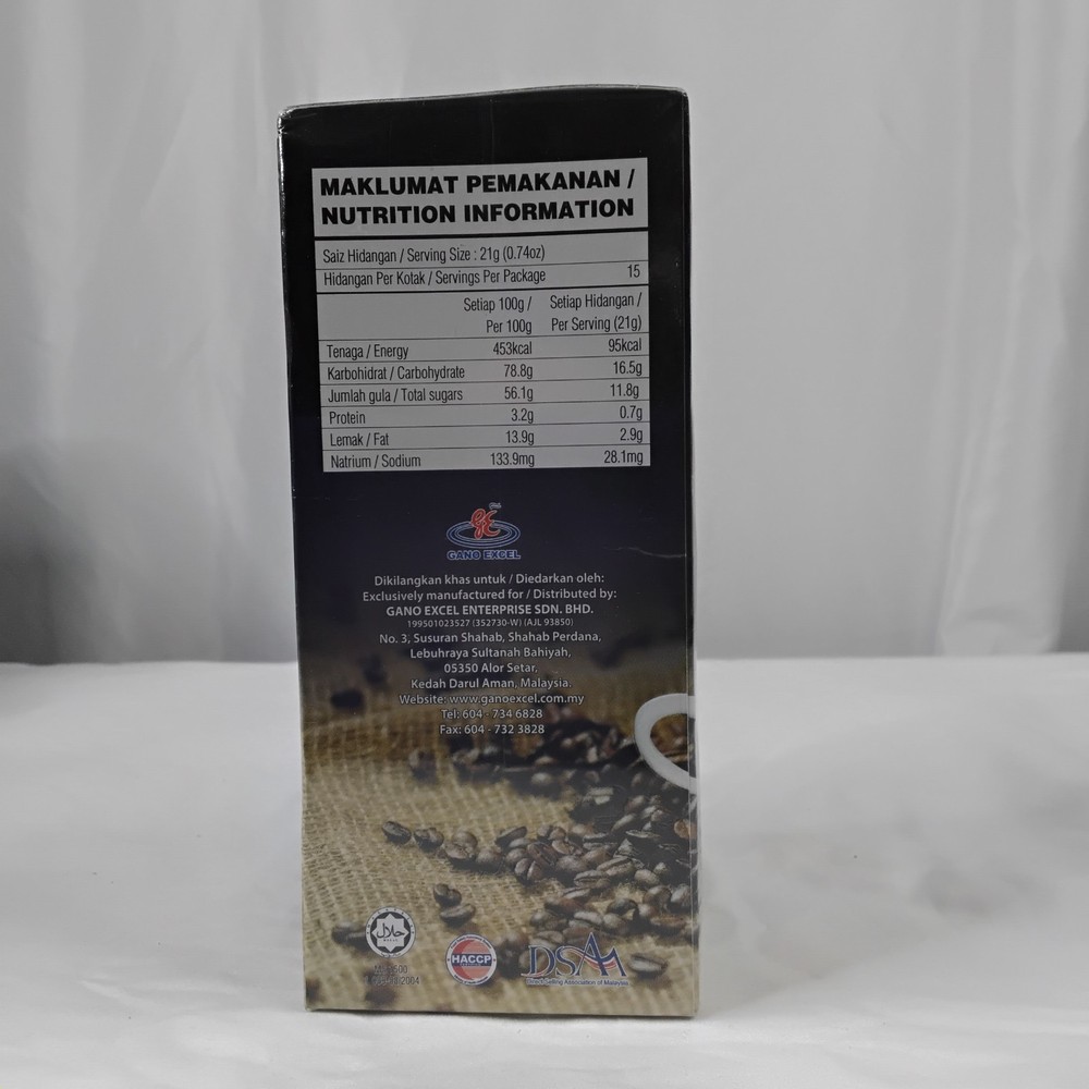Ganolicious Kopi Gano 3 in 1 Coffee Ganoderma Extract Pre-Mixed Halal