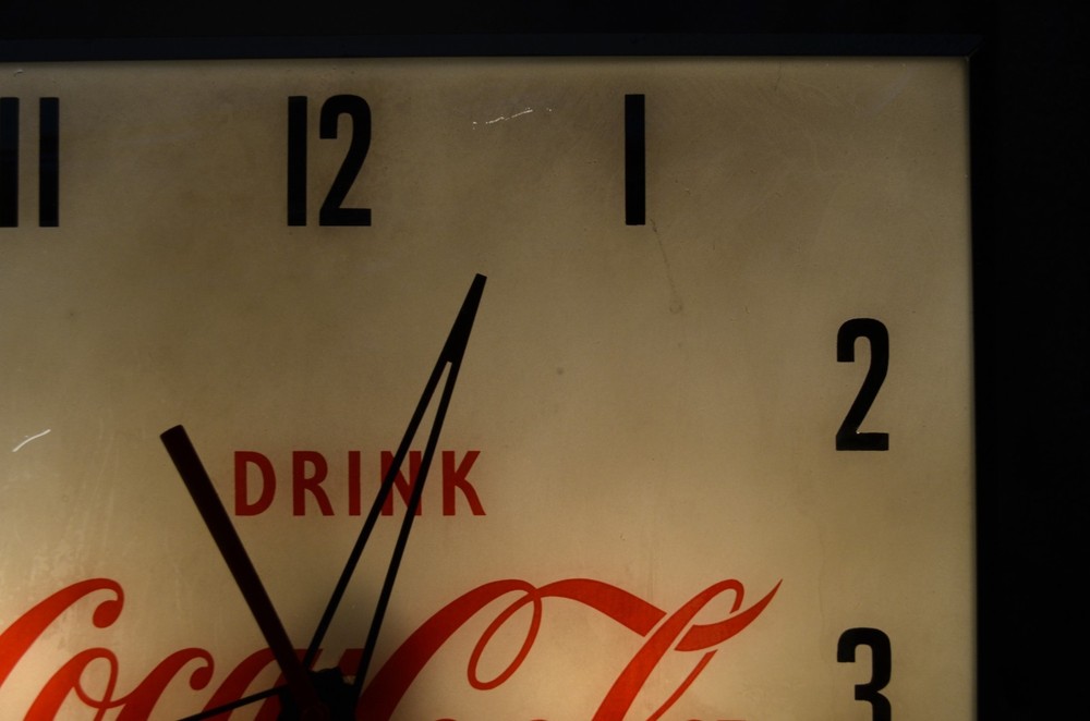 Coca Cola, Pam Clock Company, 1959