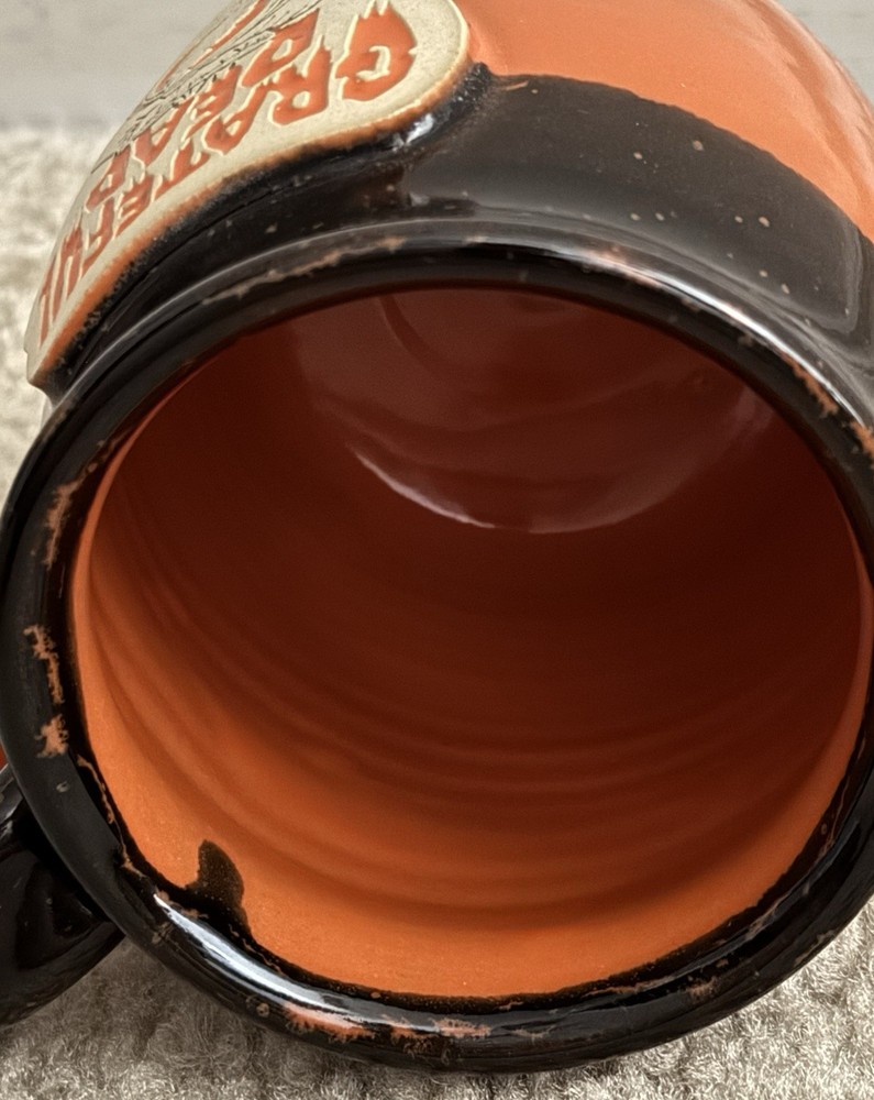 Grateful Dead SYF Pumpkin Java Taster Pottery Mug! Grateful Dead