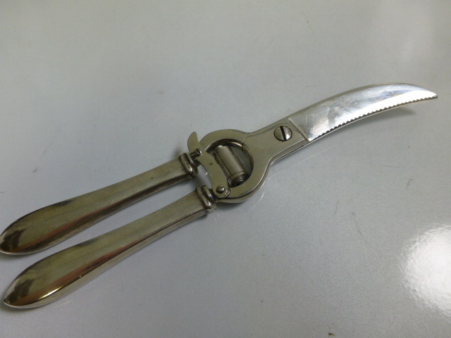 S. Kirk & Son Sterling Silver Antique Poultry Shears
