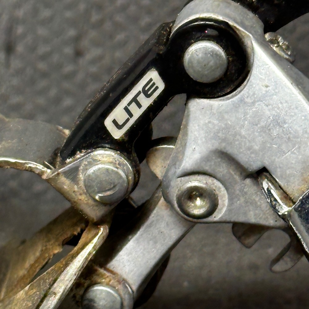 Vintage Suntour Lite Triple Front Derailleur 28.6mm Clamp On Bottom Pull