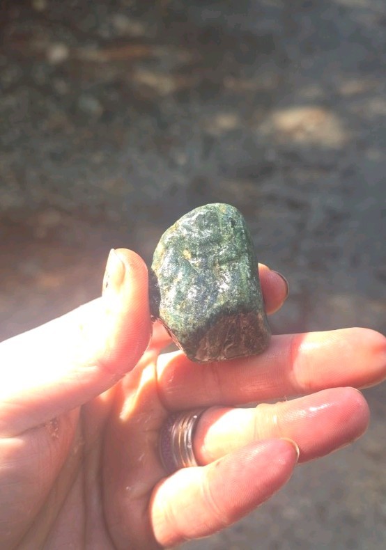 Nephrite Jade Stone Green Rock Stone