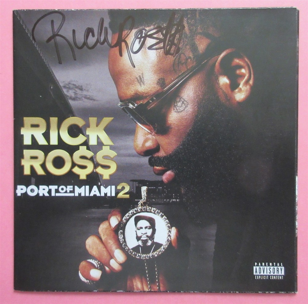 Rick Ross Signed CD Booklet with CD - Beckett BAS