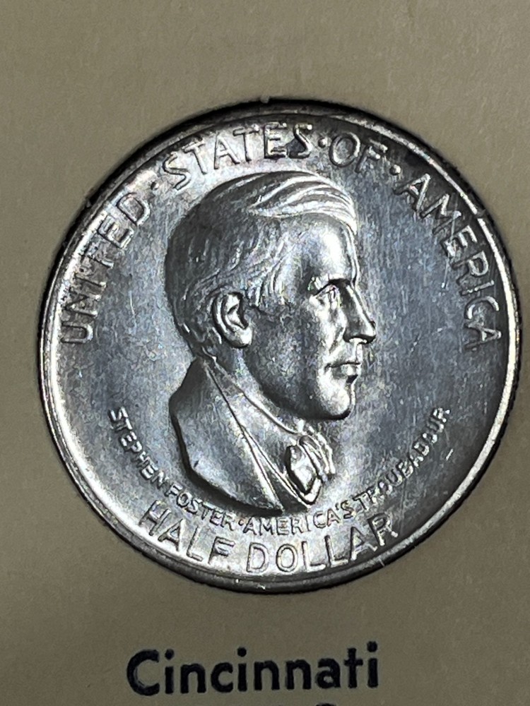 1936-S Cincinnati Commemorative Half Dollar - RARE