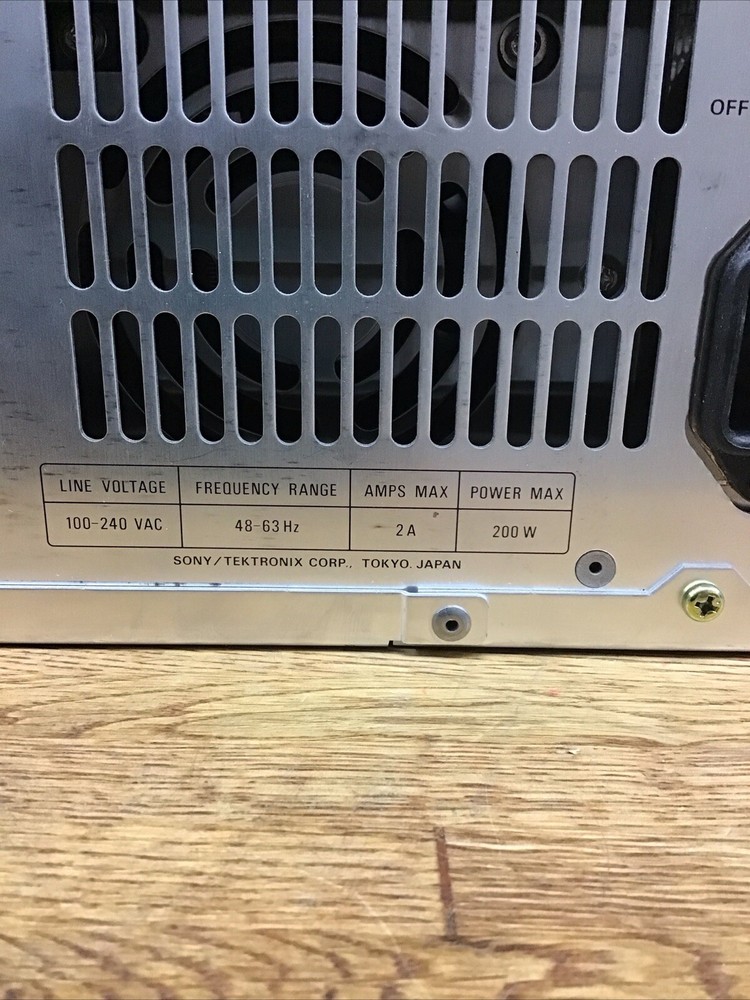 SONY TEKTRONIX MTG100 MPEG GENERATOR Pulled From Working Environment UM