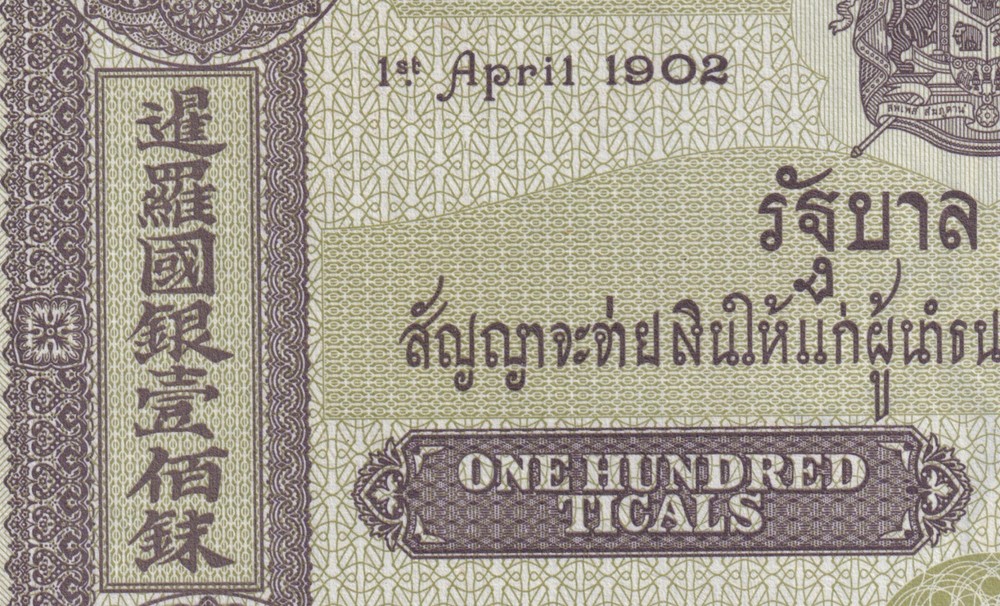 Thailand 2002 Commemorative Banknotes 100 bath, UNC, Random Series Numbers