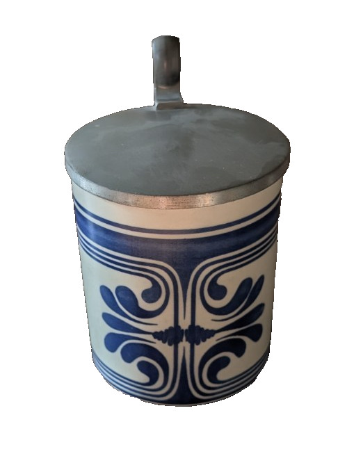 Rosenthal Studio Line Pottery Stein with Pewter Lid
